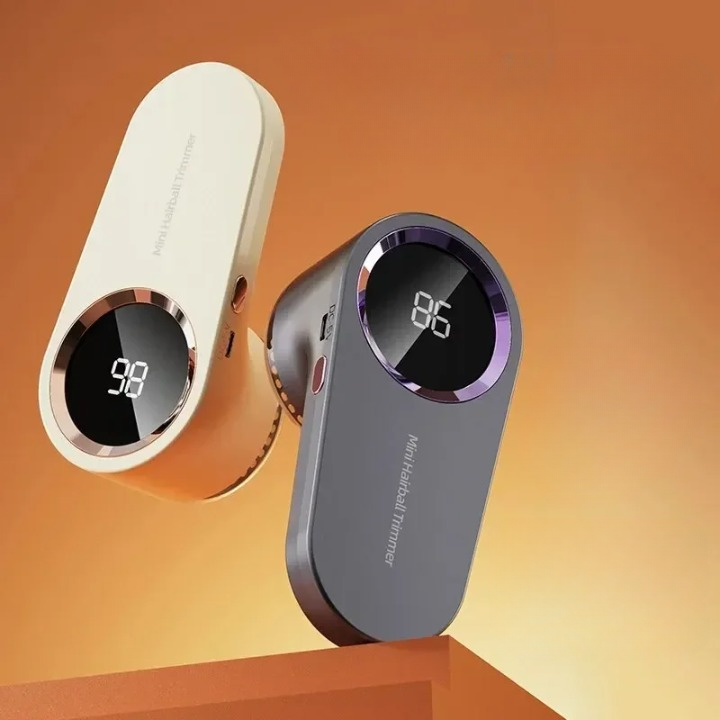 Rasoir Anti-Bouloche Électrique avec Écran LED pour Canapés