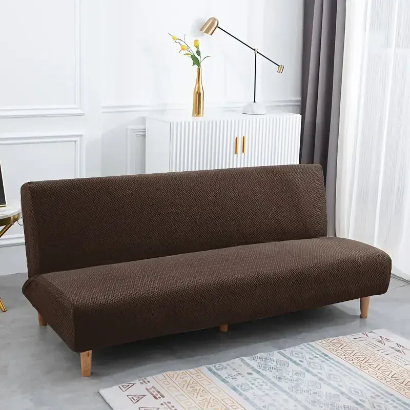 Housse de Canapé Géométrique Rectangle Clic-Clac Marron A4 sofa bed cover / L