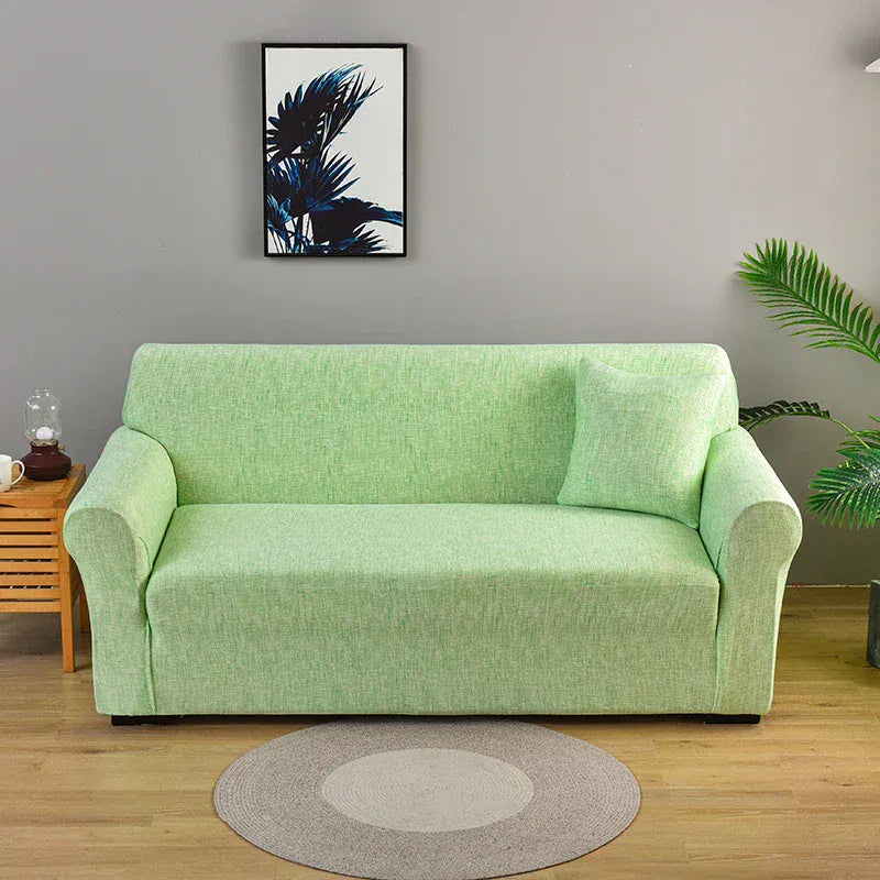 Housse de Canapé Imprimé Vert Clair Couleur 09 / Single set