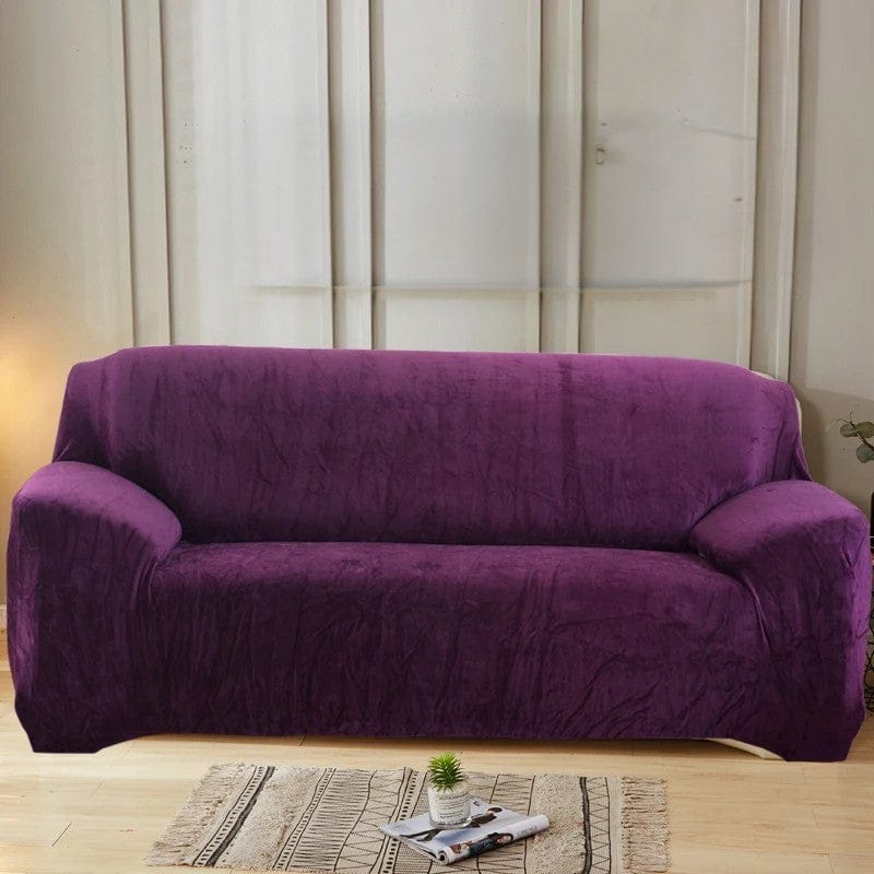 Housse de Canapé Polaire Violet