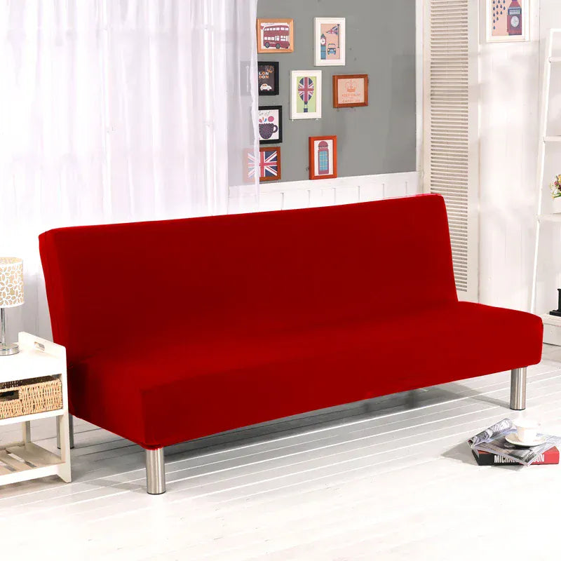 Housse de Canapé Unie Clic-Clac Rouge Couleur 14 / S (160-180cm)