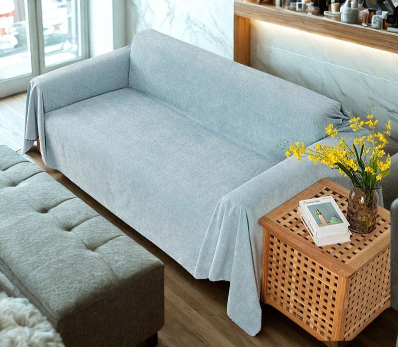 Jeté de Canapé Bleu Clair