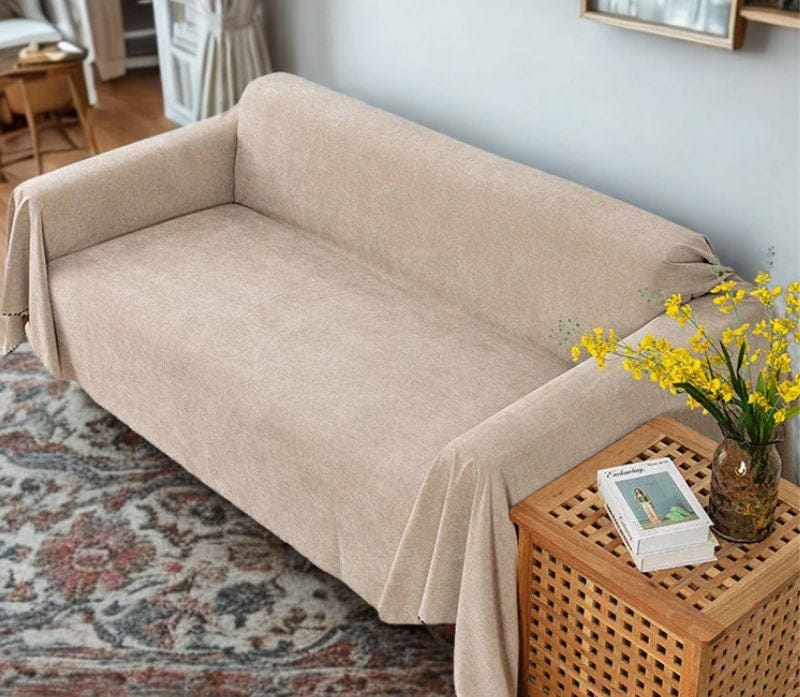 Jeté de Canapé khaki