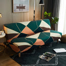 Housse de Canapé Imprimé Clic-Clac à Motif Vert et Rose Couleur 26 / M (160-190cm)