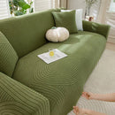 Housse de Canapé Motif Géométrique Vert Dark Green / 2 Seater 145-180cm