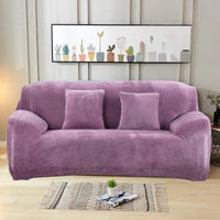 Housse de Canapé Polaire Rose Pale