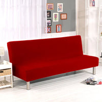 Housse de Canapé Unie Clic-Clac Rouge Couleur 14 / S (160-180cm)