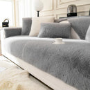 Protège Canapé en Velours de Lapin Gris C / 70x70cm 1pc